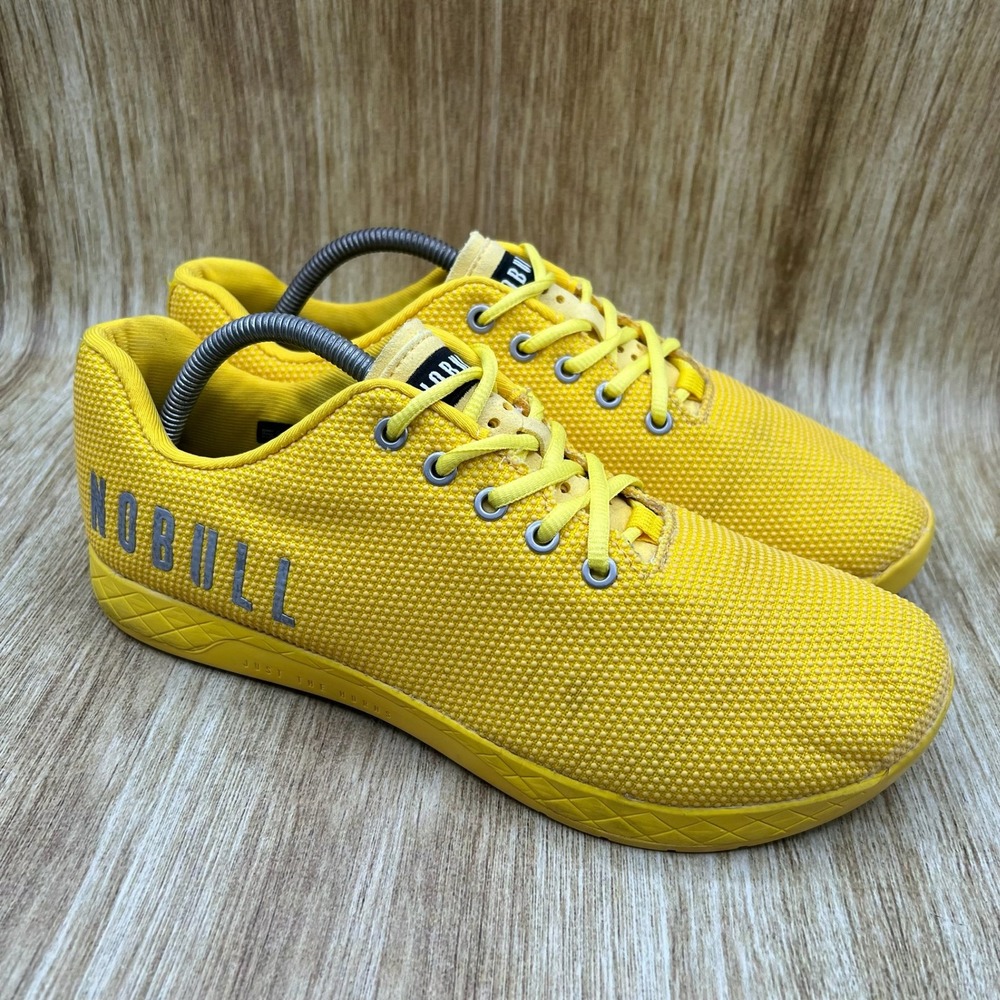 NOBULL SuperFabric Trainer Men's Size 11 Yellow Cross Training Shoes‎ Sneakers